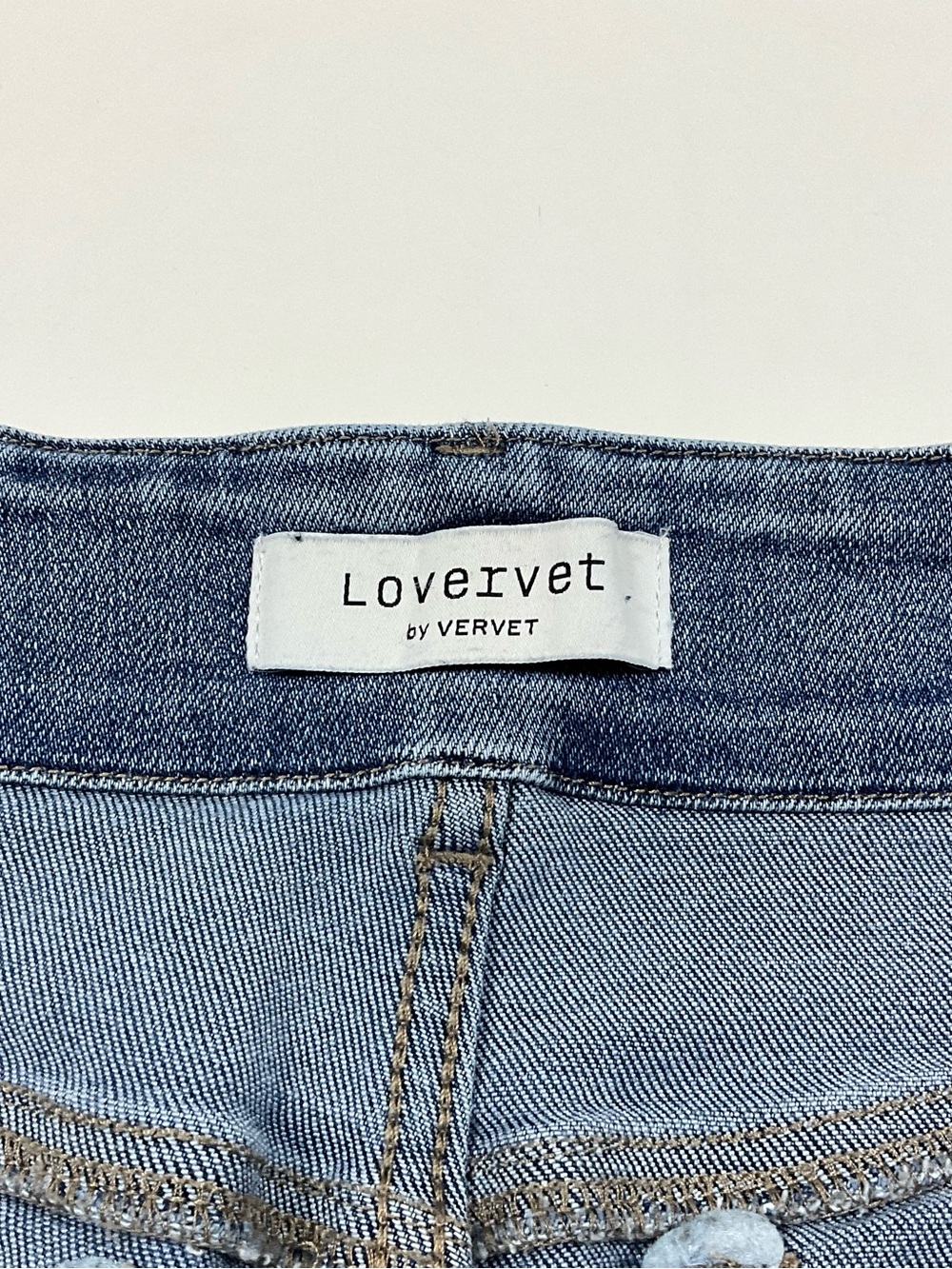 Lovervet by Vervet High Rise Flare Denim Jeans Women's 14W - Picture 15 of 16